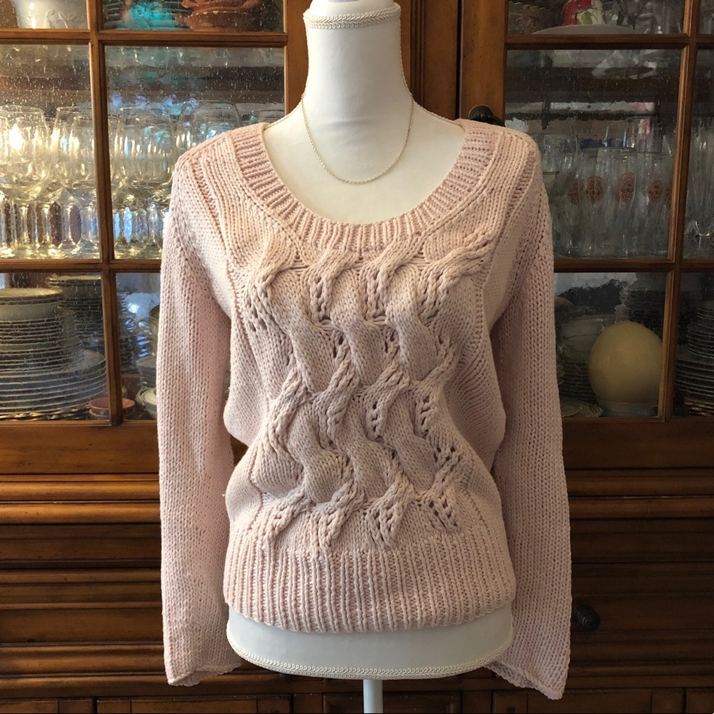 Boston Proper cable knit sweater